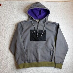 Bodega x Saucony "Ever Ready" Hoodie Grey Green Purple Mens Large streetwear